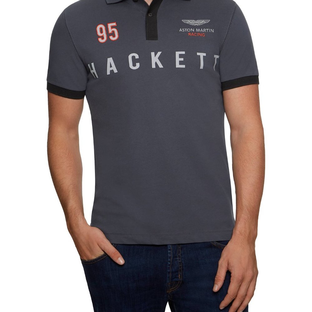 HACKETT x Aston Martin Racing Embroidered Polo